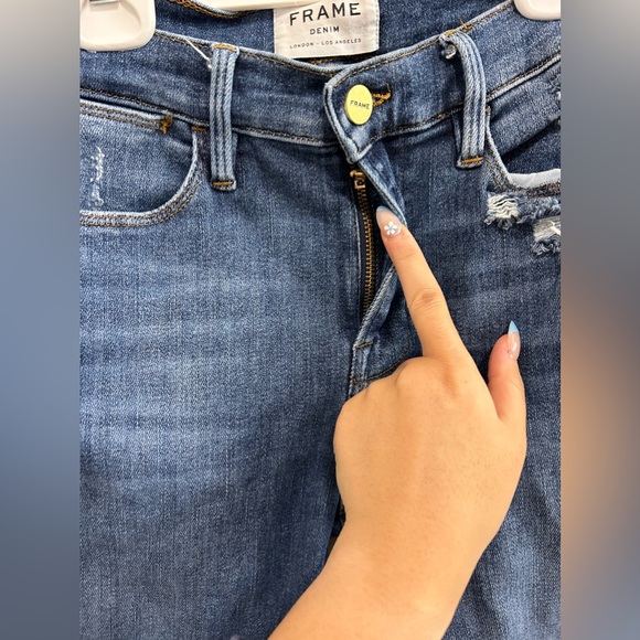 🍁Frame Le High Skinny Jean Ankle Cut - Picture 6 of 10